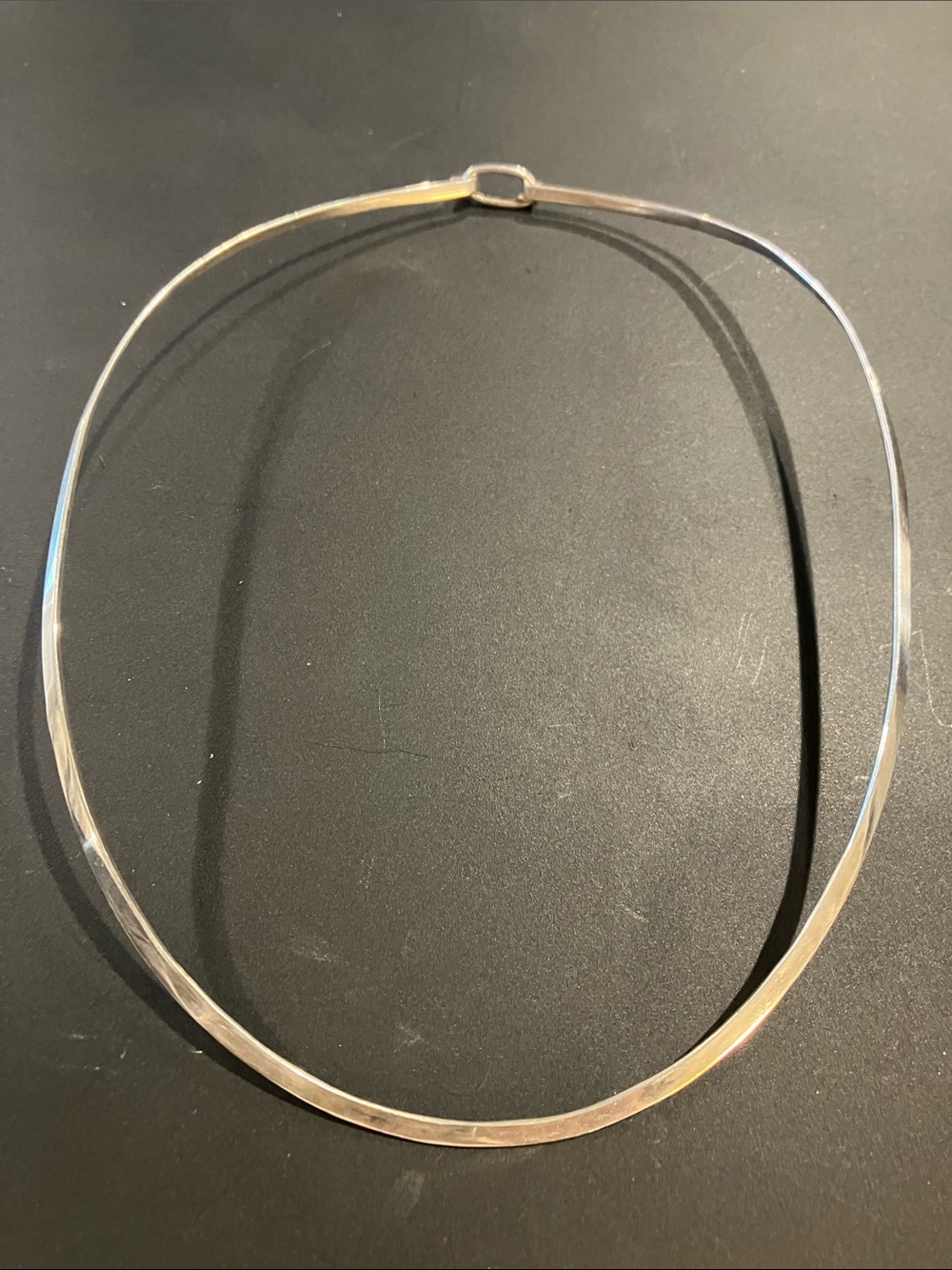 Sterling Silver Collar Necklace -